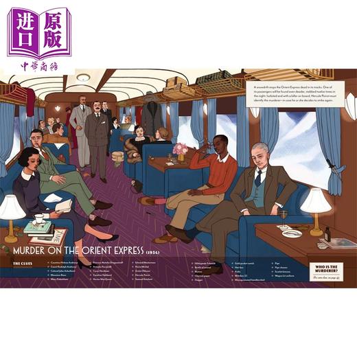 【中商原版】阿加莎 克里斯蒂的寻觅之旅 在 20 部经典悬疑小说中寻找线索和罪犯 英文原版 Chronicle Books 商品图4