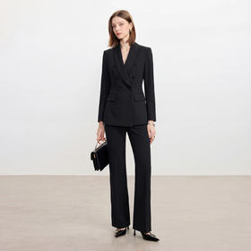 IWY/高级感黑色西装套装女职业正装商务风气质通勤面试工作服CP2756