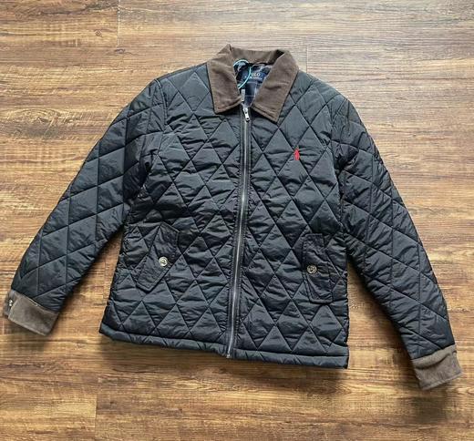 F031031男装防沾水柔软轻薄灯芯绒翻领小马刺绣绗缝夹克 商品图12