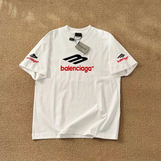 F031007字母刺绣前后左右LOGO手工磨烂面料超重工艺短袖T恤 商品图10