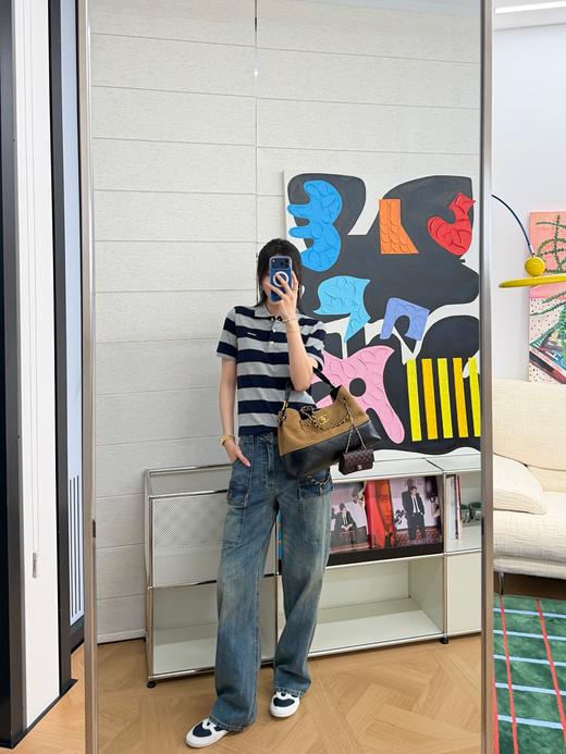 缪缪26Ss新款牛仔工装裤Y2K千禧辣妹神裤（KX） 商品图5