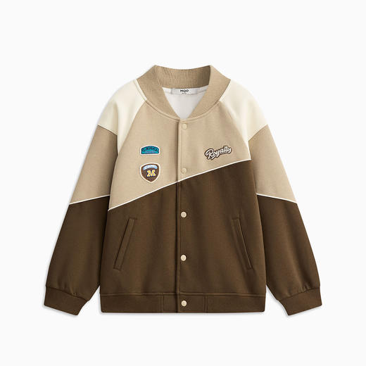 【秒2】【MQD】童装男童棒球领外套年秋冬儿童韩版学院风撞色外套 商品图4