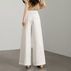 【限时秒杀】西遇宽松阔腿裤女新款通勤高腰莱赛尔慵懒风休闲牛仔裤V0050775 商品缩略图4