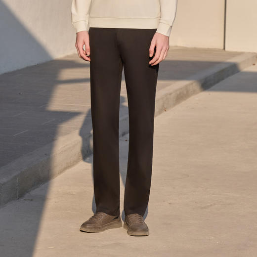 半身缘男裤 春季天丝面料不掉色不缩水休闲裤261101B10230217 商品图3