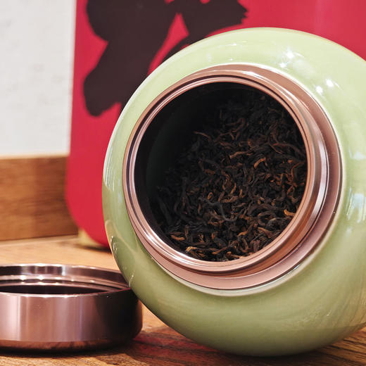 【自营】云河自然味茶精致轻奢普洱熟茶 【福】2006宫廷熟散礼罐 120g 商品图2