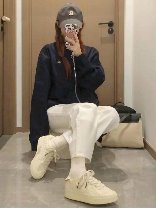 F031050纯色金标刺绣品牌Logo翻领拉链长袖工装夹克外套 商品图11