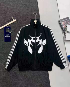 F031058复古风联名时尚印花运动休闲上衣外套立领夹克