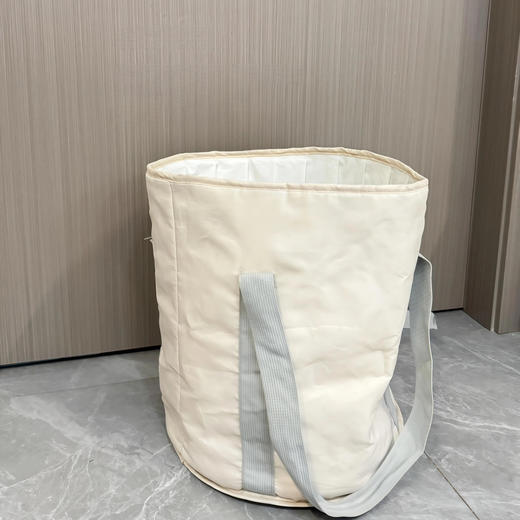 E24192便携式泡脚桶带盖款奶油色 商品图2