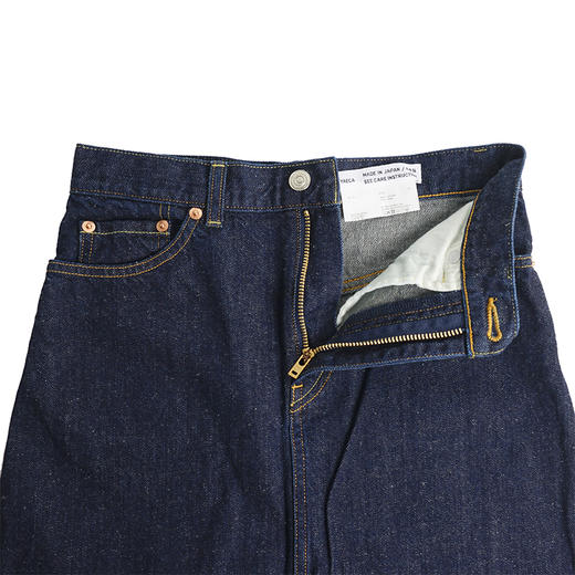 YAECA 31denim-05(Woman) 10oz轻薄棉麻混纺女装牛仔半身裙 商品图2