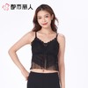 都市丽人背心无罩杯薄蕾丝背心吊带背心有杯垫时尚美搭LVC5A8 商品缩略图1