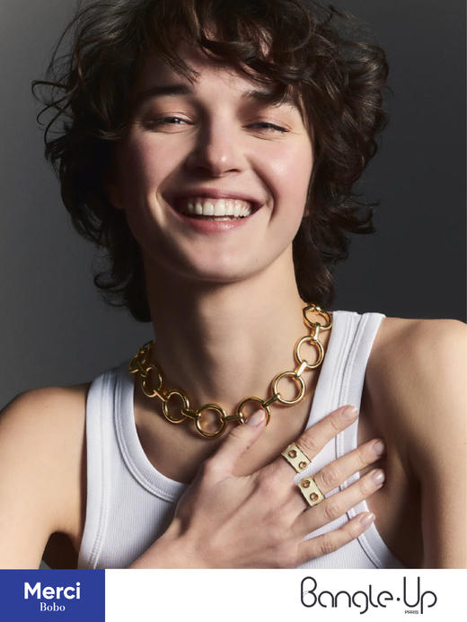 Bangle Up法国小众珐琅首饰 2024春季新款EYELET系列 手镯 手环 戒指 商品图8