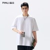 PINLI品立2026夏季新款男士重磅厚版宽松圆领落肩袖短袖T恤上衣潮GD262111031 商品缩略图2