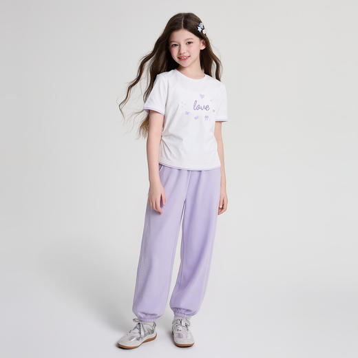 笛莎/Deesha 2026年夏季新款中童裤子针织束脚裤 商品图2