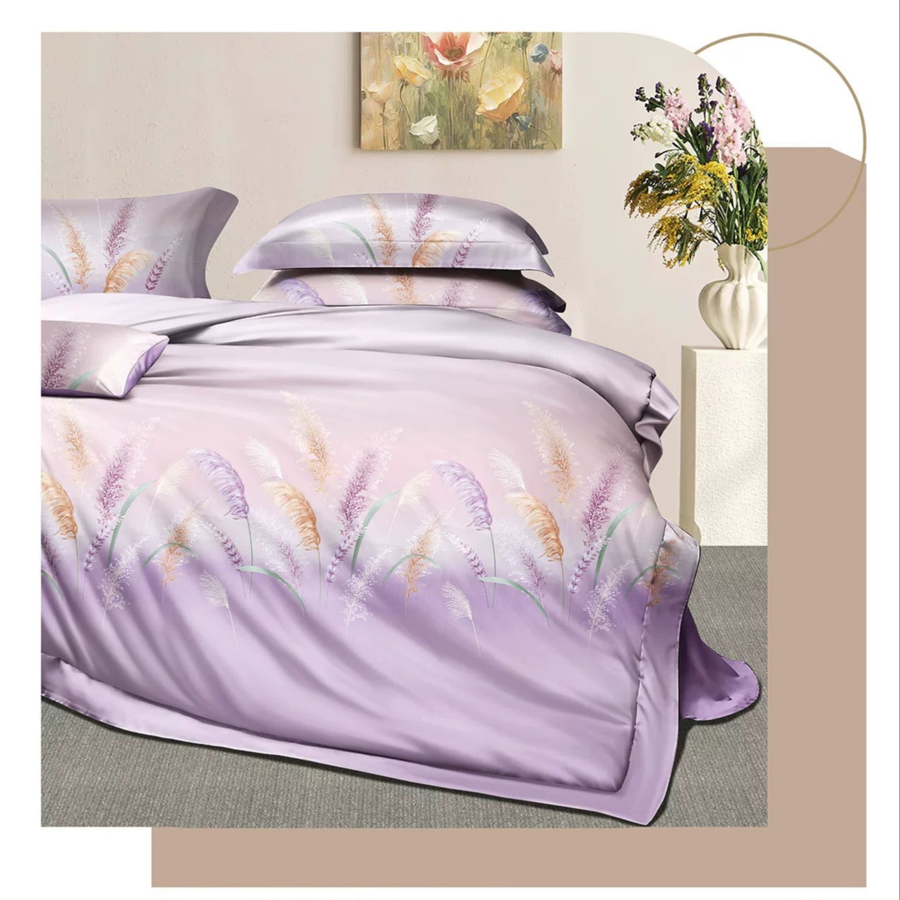 蝶雅家纺 磨绒四件套