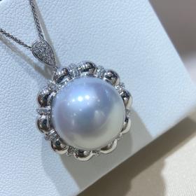 15-16mm澳白戒指吊坠