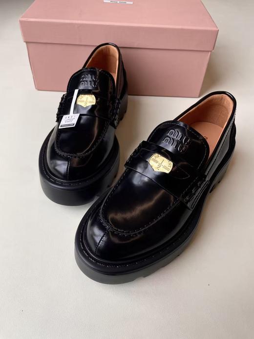 缪缪  圆头套脚金币 乐福鞋 5cm  女款 商品图1