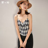 剩S 芳外新款醋酸打底背心小心机v领吊带式背心女8T21AD0183 商品缩略图0