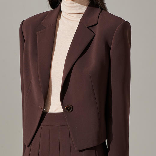 剩S/M/L/XL 芳外新款高端精致小西装减龄淑女风通勤短外套女8T23CX1141 商品图3