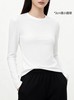 「老顾客福利品,两件➖10元」洛诗琳春季兰精天丝含羊毛丝柔正肩长袖打底衫2026新款7A抗菌修身显瘦叠穿百搭休闲纯色上衣yz70017(付款7天内发货) 商品缩略图8