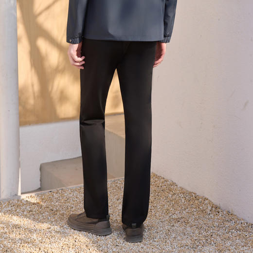 半身缘男裤 春季商务轻薄蚕丝透气简约休闲裤261201B10330175 商品图4