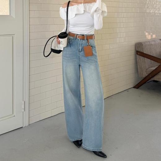 下单即送定制皮带！【MDINN 春款高定复古&小马牛仔裤】深圳南油高定款   柔垂有型 微弹舒适 耐磨抗皱 商品图0