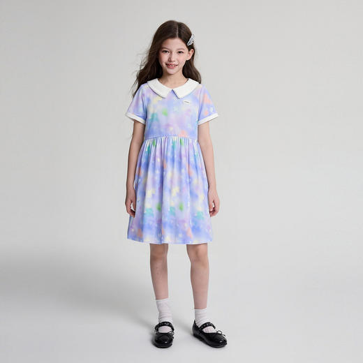 笛莎/Deesha 2026年夏季新款中童连衣裙F时尚出街连衣裙 商品图2