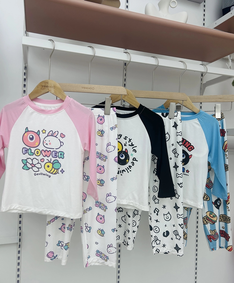 【10A抑菌兰精莫代尔】英氏男女童IP联名长袖家居服套装【CD团购】