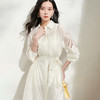 芳外夏季新款温柔知性莱赛尔衬衫裙吊带收腰裙子两件套女0208 商品缩略图1