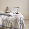 爽肤棉麻~A类棉麻色织提花床单被套四件套20%亚麻床品简约民宿风 商品缩略图2