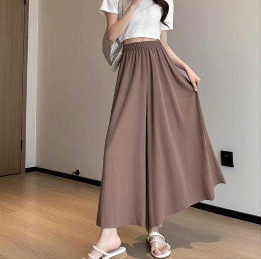 【超温柔❗️今年很🔥的半身纱裙裤】宽松有型，遮肉显瘦，无束缚感！冰丝阔腿女夏季薄款小个子高腰大摆半身裙A字长裙子休闲连衣裙夏季 商品图4