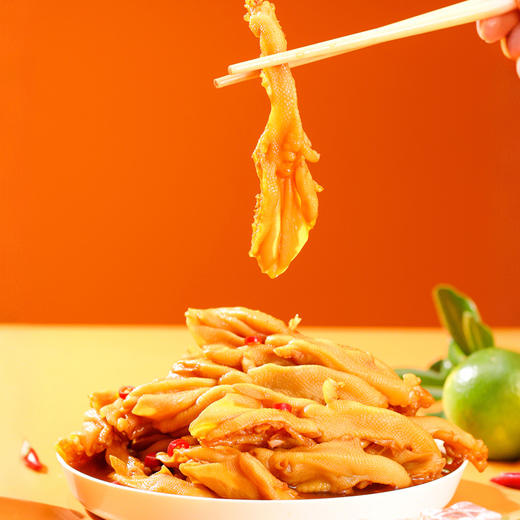 【新鲜现做】柠檬酸辣去骨鸭掌 门店同款锁鲜装 追剧解馋下酒必备零食 商品图5
