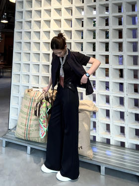 【通勤必入】噢蜜ooomeooo四面弹宽腿裤