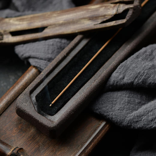 《气节 短款》紫砂卧香炉 高雅之意 君子之心 商品图1