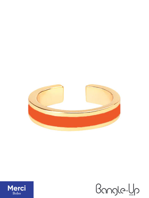 BangleUp法国小众珐琅首饰 Bangle经典系列 开口一字戒指 耳环 商品图1