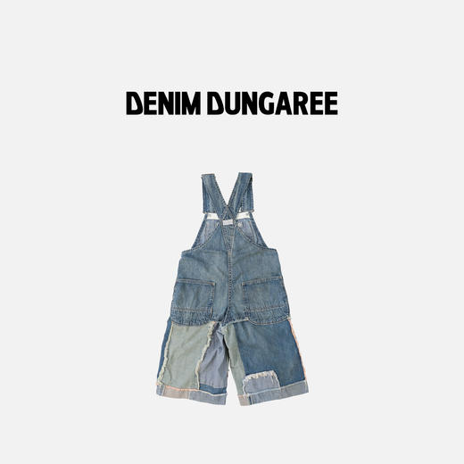 DD日本童装 DENIM DUNGAREE 26春夏8盎司牛仔复古破坏工装背带裤 商品图4