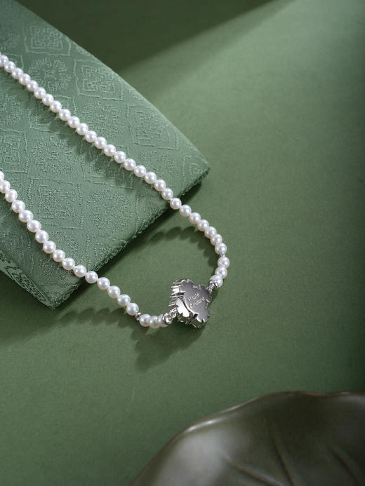 子佩集【岁岁苹安】珍珠惜王妃项链【XXXL022】绿玉髓苹果2602 商品图6