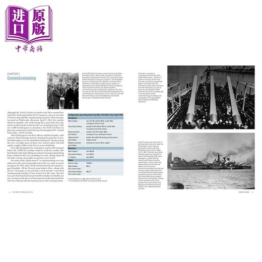 预售 【中商原版】北卡罗来纳号战列舰 BB 55 英文原版 USS North Carolina Bb 55 David Doyle 商品图4