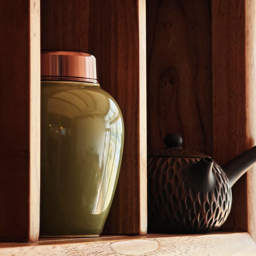 【自营】云河自然味茶精致轻奢普洱熟茶 【福】2006宫廷熟散礼罐 120g 商品图7