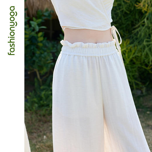 FM16914禅风亚麻修身长裤 商品图6