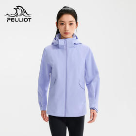 伯希和单层冲锋衣女2026年新款Teflon三防户外防风防暴雨登山服