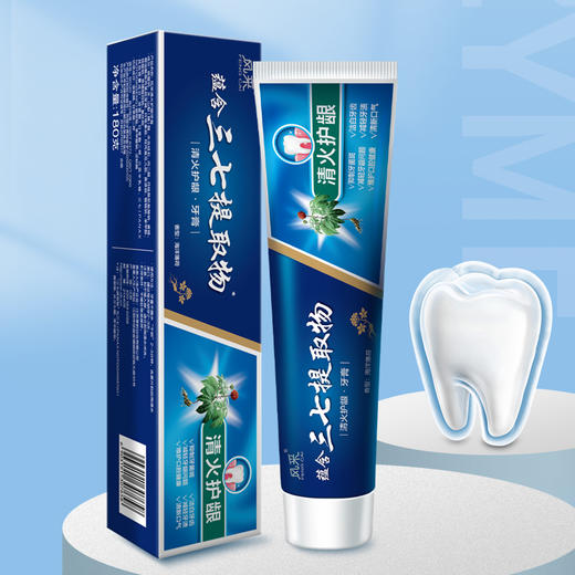 风采·清火护龈牙膏180g含三七提取物（海洋薄荷）60120 商品图1