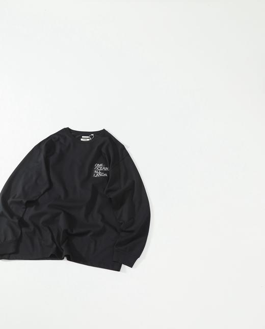 Nanamica圆领印花长袖 定织百分百纯棉 中等厚度 成衣水洗后软糯透气 商品图3