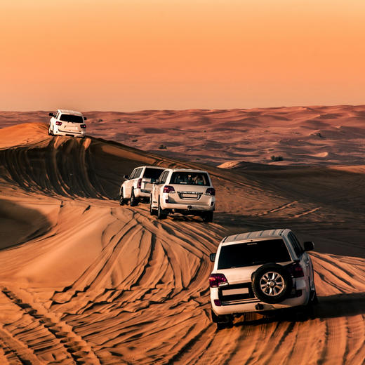 【迪拜•当地玩乐】迪拜沙漠冲沙一日游【网红沙漠营地+日落+骑骆驼+表演+晚餐】 商品图1