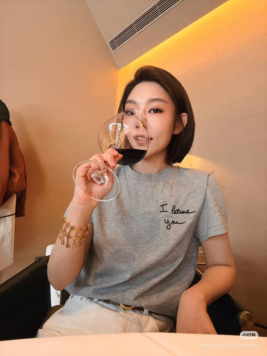 310-11 预售10天发 独家圆正 lew 26ss 区域限定绣花 灰色圆领短袖T恤 我穿XL 商品图2