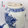 陶瓷大骨灰坛子 景德镇青花牡丹瓷器双层盖骨灰罐 商品缩略图4