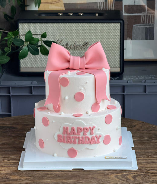 粉色蝴蝶结双层 商品图1