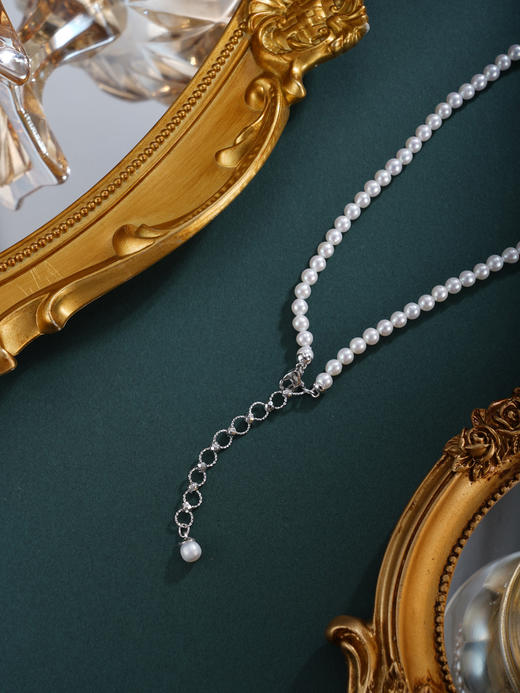 子佩集【欢乐小狗】珍珠惜王妃项链【XXXL038】迪斯尼眼睛狗2602 商品图5