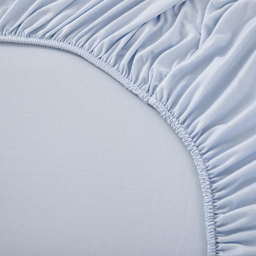 京帝【亚D同款针织云感床笠】5款自然色系，贴身舒适，不掉毛!不缩水!不褪色!母婴可用!超弹力皮筋360°全包围！#L 商品图1