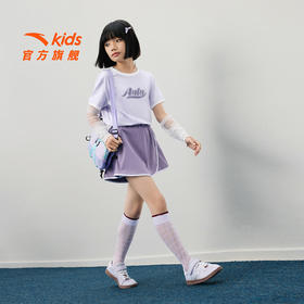 安踏儿童运动鞋女童鞋2026春夏新款复古德训鞋薄底低帮板鞋儿童鞋322628008