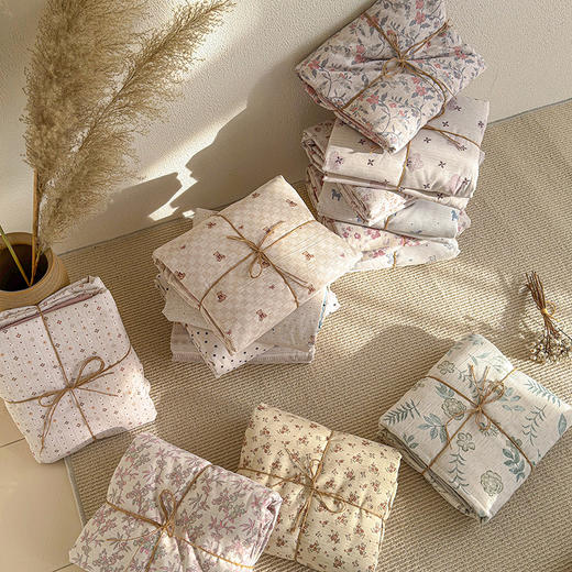 99💰抢色织棉麻棉纱四件套！绝了绝了！睡下去的瞬间疲劳全溜走！全新升级面料，色织工艺先染色再织布还原本质👍贝 商品图2